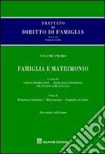 Trattato di diritto di famiglia. Vol. 1: Famiglia e matrimonio libro