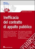 Inefficacia del contratto di appalto pubblico libro