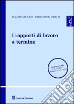 I rapporti di lavoro a termine libro