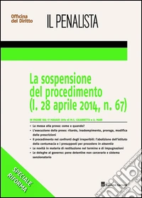 La sospensione del procedimento libro