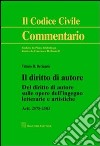 Il diritto di autore. Del diritto di autore sulle opere dell'ingegno letterarie e artistiche. Artt. 2575-2583 libro di De Sanctis Vittorio M.