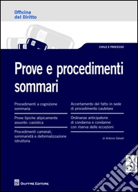 Prove e procedimenti sommari