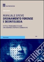 Ordinamento forense e deontologico libro