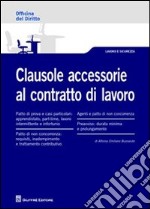 Clausole accessorie al contratto di lavoro libro