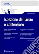 Ispezione del lavoro e contenzioso