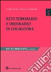 Rito sommario e ordinario di cognizione libro