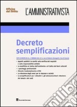 Decreto semplificazioni libro