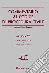 Commentario al codice di procedura civile. Art. 633-705 libro