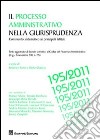 Il processo amministrativo nella giurisprudenza. Commento sistematico ai principali istituti libro