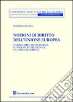 Nozioni di diritto dell'Unione europea. L'ordinamento giuridico, il sistema istituzionale, la carta dei diritti libro