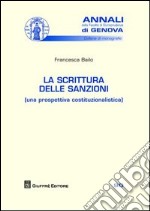 La scrittura delle sanzioni (una prospettiva costituzionalistica) libro