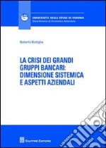 La crisi dei grandi gruppi bancari. Dimensione sistemica e aspetti aziendali