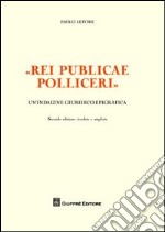 «Rei publicae polliceri». Un'indagine giuridico-epigrafica libro