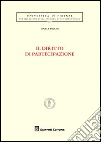 Il diritto di partecipazione libro