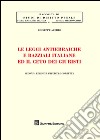 Le leggi antiebraiche e razziali italiane ed il ceto dei giuristi libro di Acerbi Giuseppe