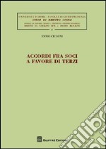 Accordi fra soci a favore di terzi libro