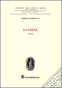 La colpa. Studi