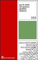 Dalla costituzione inattuata alla costituzione inattuale? libro