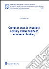 Common cost in twentieth century italian business economic thinking libro
