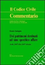 Dei patrimoni destinati ad uno specifico affare. Artt. 2447 bis-2447 decies libro