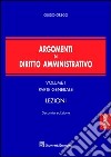 Argomenti di diritto amministrativo. Vol. 1: Parte generale. Lezioni libro