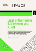 Legge anticorruzione (l. 6 novembre 2012, n. 190) libro