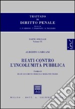 Trattato di diritto penale. Parte speciale. Vol. 9/2: Reati contro l'incolumità pubblica. Reati di comune pericolo mediante frode libro