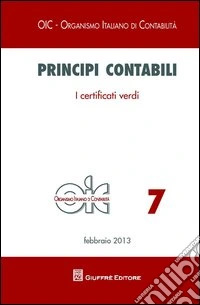 Principi contabili. I certificati verdi libro