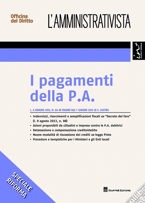 I pagamenti della P. A.