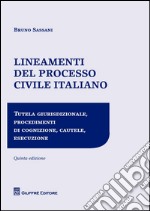 Lineamenti del processo civile italiano. Tutela giurisdizionale, procedimenti di cognizione, cautele, esecuzione