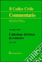 L'adesione del terzo al contratto. Art. 1332 libro