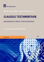 Clausole testamentarie libro