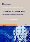 Clausole testamentarie libro