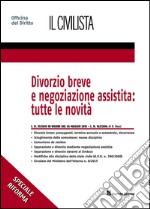 Divorzio breve e negoziazione assistita. Tutte le novità libro