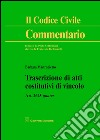 Trascrizione di atti costitutivi di vincolo. Art. 2645 quater libro