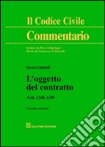 L'oggetto del contratto. Artt. 1346-1349 libro