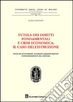 Tutela dei diritti fondamentali e crisi economica. Il caso dell'istruzione. Stato di attuazione, funzioni amministrative e finanziamento del sistema