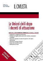 Le unioni civili dopo i decreti di attuazione libro