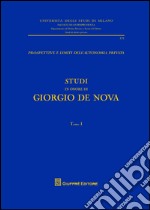 Studi in onore di Giorgio De Nova libro