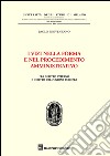 I vizi nella forma e nel procedimento amministrativo. Fra diritto interno e diritto dell'Unione Europea libro