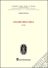 Cesare Beccaria. Studi