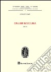 Cesare Beccaria. Studi libro