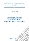 Ordine di pagamento non autorizzato e restituzione della moneta libro di De Stasio Vincenzo