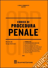 Codice di procedura penale commentato libro