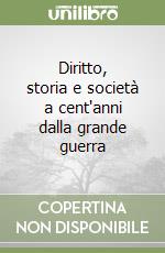 Diritto, storia e società a cent'anni dalla grande guerra libro