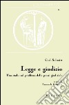 Legge e giudizio. Uno studio sul problema della prassi giudiziale libro