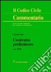 Contratto preliminare. Art. 1351 libro