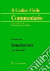 Simulazione. Artt. 1414-1417 libro