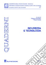 Sicurezza e tecnologia libro