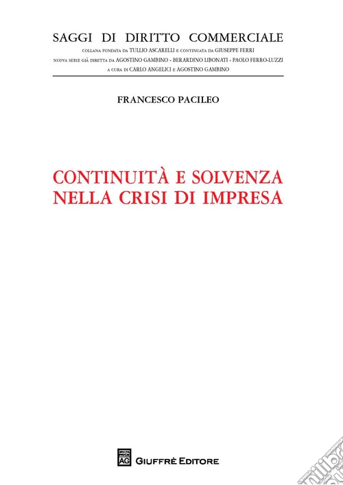 Continuità e solvenza nella crisi di impresa